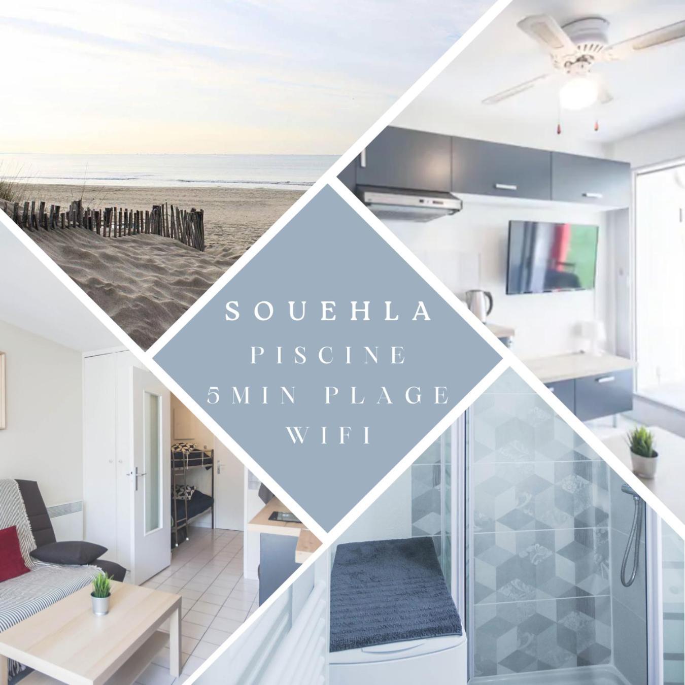 Le Souehla Appart - Piscine Wifi Parking Residence Les Sables D'Or - La Grande Motte Ла-Гранд-Мот Экстерьер фото